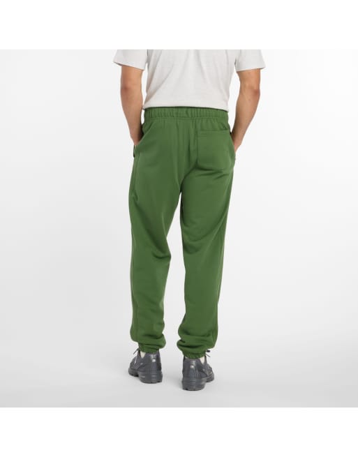 New Balance Athletics french terry jogger in dark alpine green, 3 of 4