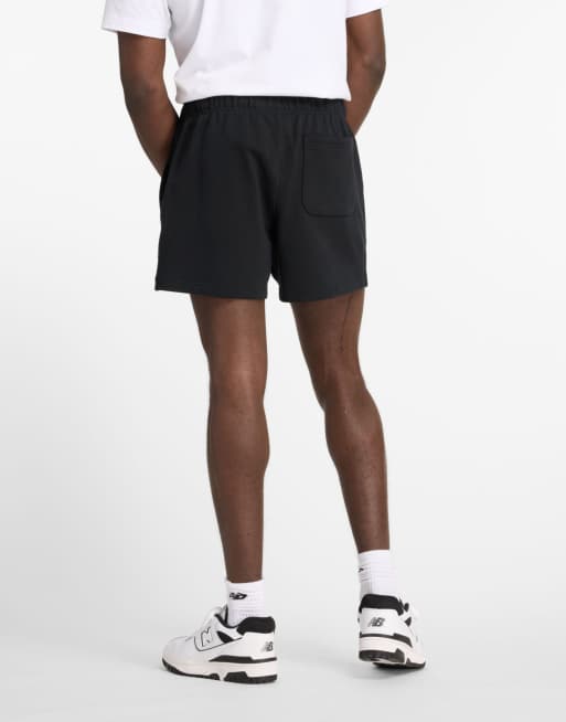 New Balance Athletics french terry short 5" in black, 4 of 4