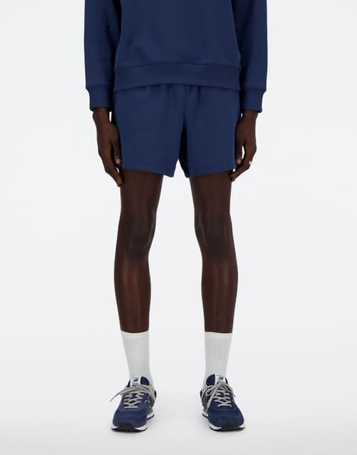 New Balance Athletics French-Terry-Short 5" in NB Marineblau, 2 von 4