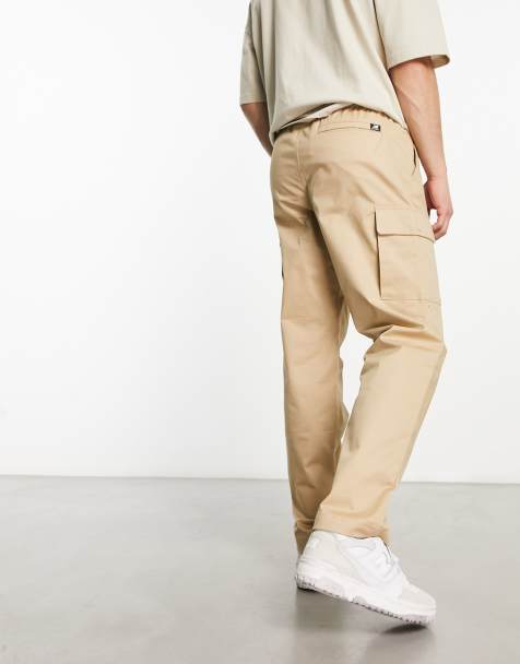 Geweven Casual Stretch Cargo Broek Met Zakken