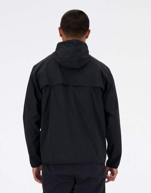 New Balance - Athletics - Geweven jack in zwart, 3 van 4