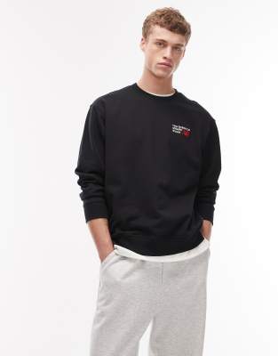 Athletics - Hochwertiges Sweatshirt in Schwarz mit Logo Schwarz XL