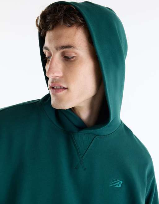 New Balance Athletics hoodie en molleton bouclette vert nordique, 3 de 5
