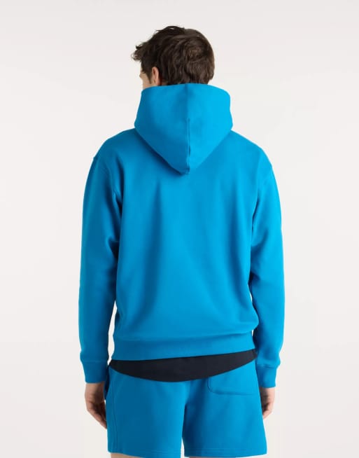 New Balance Athletics hoodie en molleton français bleu mer du Nord, 2 de 4