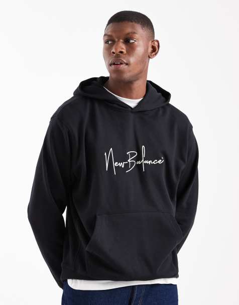 New Balance - Athletics - Hoodie met signatuur in zwart - view 1
