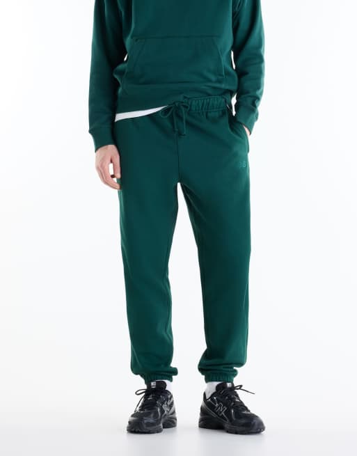 New Balance Athletics jogger in French Terry verde nordico, 2 di 5