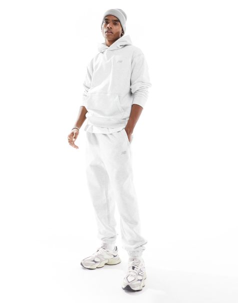 New Balance - Athletics - Joggingbroek van badstof in grijs - view 1