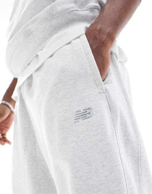 New Balance - Athletics - Joggingbroek van badstof in grijs, 5 van 5