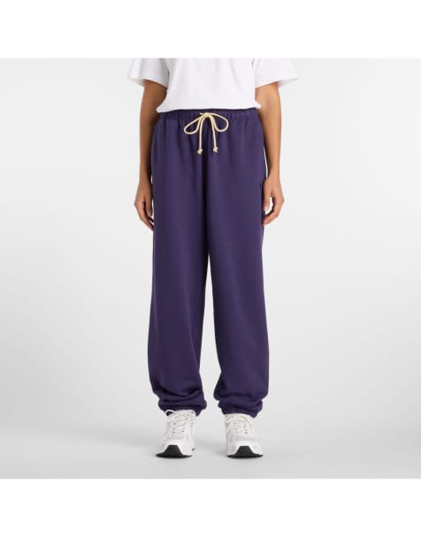 New Balance – Athletics – Jogginghose aus French Terry in Boysenbeere - view 1