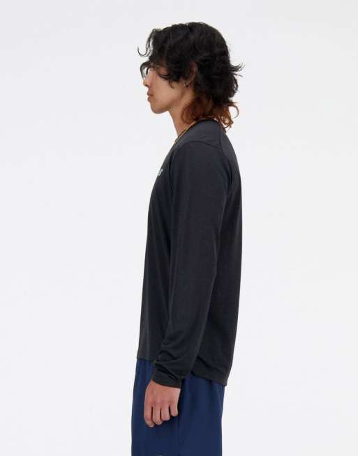 New Balance – Athletics – Langärmliges Shirt in Schwarz, 2 von 4