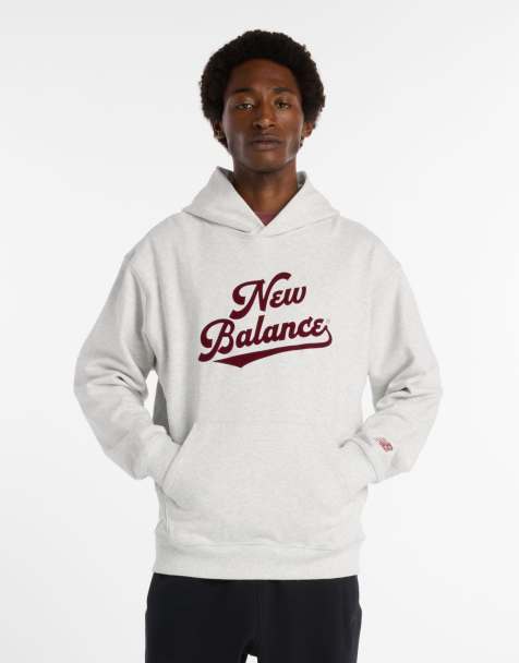 New Balance Athletics legacy hoodie in light grey - view 1