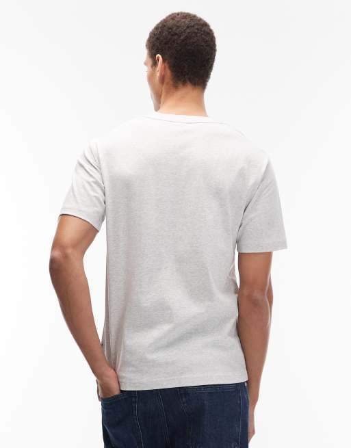 New Balance – Athletics – Ljusgrå t-shirt med logga, 3 av 5