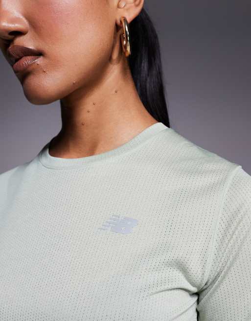  New Balance – Athletics – Ljusgrön t-shirt, 4 av 4