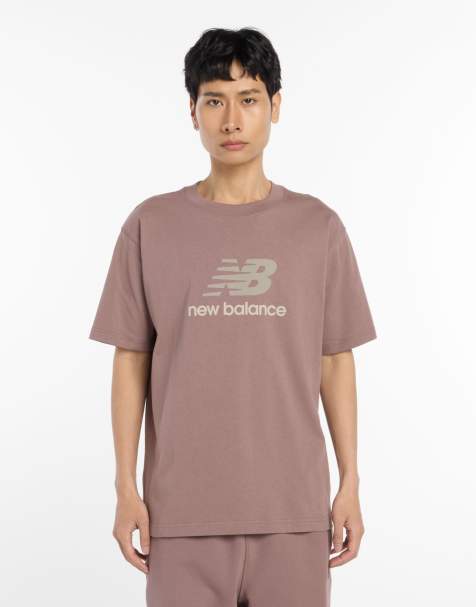 New Balance Athletics logo t-shirt in brown shadow