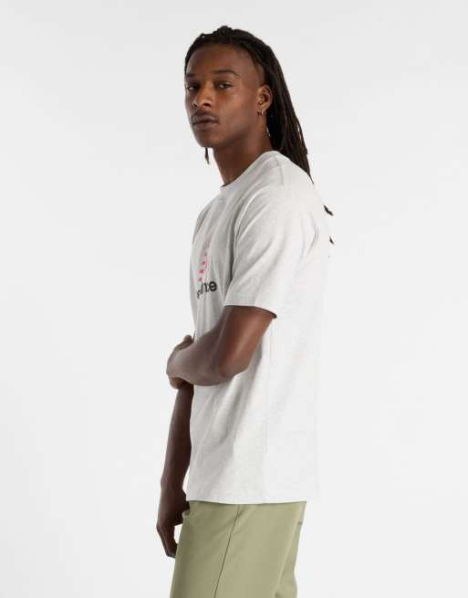 New Balance Athletics logo t-shirt in light grey, 2 of 4