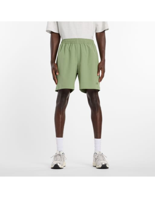 New Balance - Athletics - Pantaloncini elasticizzati da 18 cm color origano