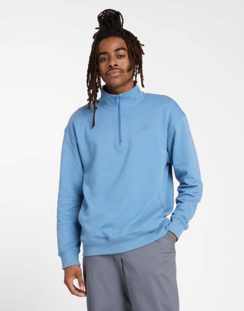 New Balance - Athletics - Pile blu airone con zip corta - view 1