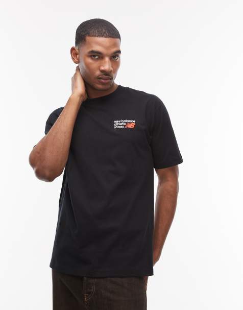 New Balance Athletics premium logo t-shirt in black