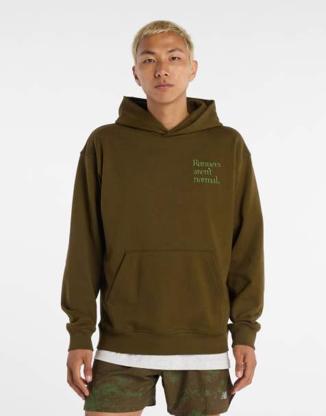 New Balance – Athletics Runners Arent Normal – Kapuzenpullover in Woodland - view 1