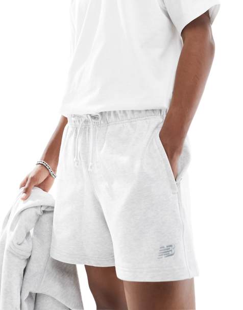 New Balance - Athletics - Short 5 pouces en tissu éponge - Gris - view 1