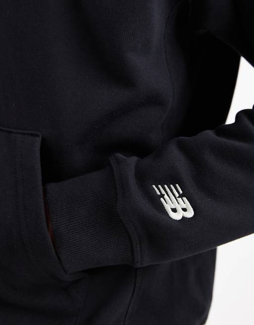 New Balance Athletics signature hoodie in black, 5 of 5