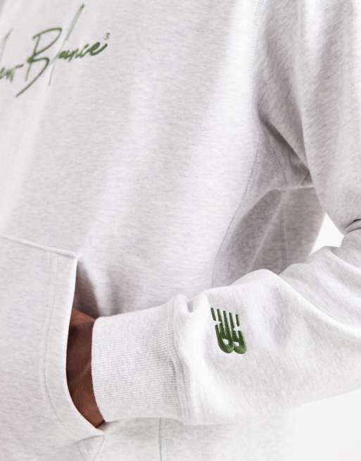 New Balance Athletics signature hoodie in grey, 4 of 5