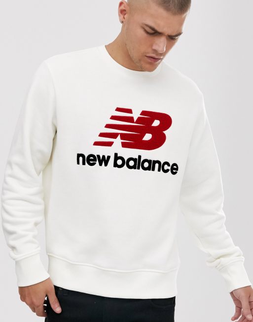 New Balance Athletics sweat in white