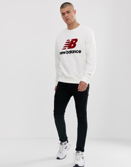 New Balance Athletics sweat in white