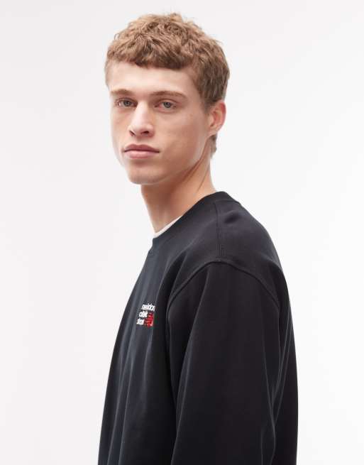 New Balance - Athletics - Sweat-shirt de qualité supérieure à logo - Noir, 4 de 5