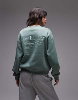 New Balance - Athletics - Sweatshirt in Grün