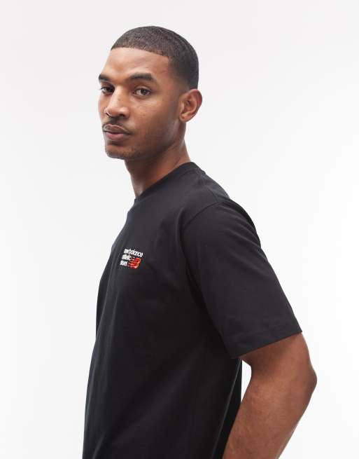 New Balance - Athletics - T-shirt de qualité supérieure à logo - Noir, 4 de 5