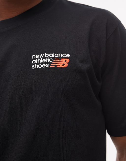 New Balance - Athletics - T-shirt de qualité supérieure à logo - Noir, 5 de 5