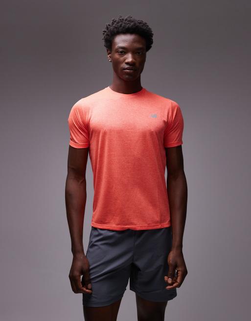 New Balance - Athletics - T-shirt in felrood, 5 van 5