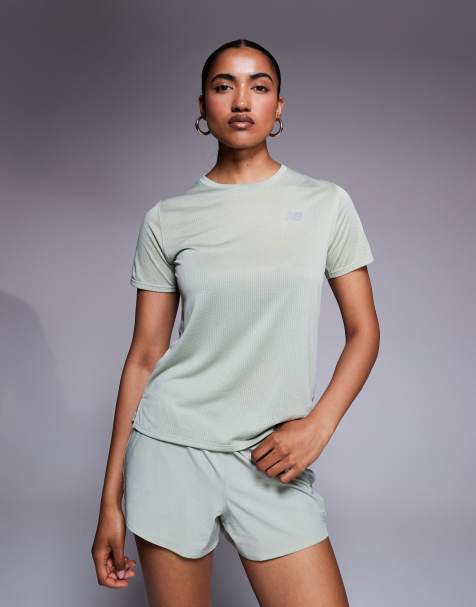New Balance - Athletics - T-shirt in lichtgroen - view 1