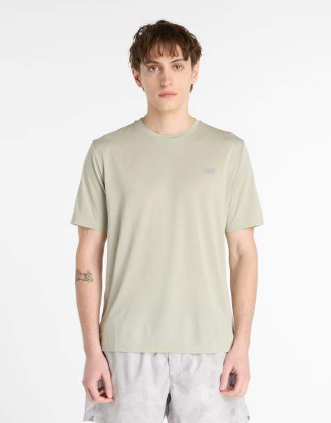New Balance – Athletics – T-Shirt in meliertem Garter Snake - view 1