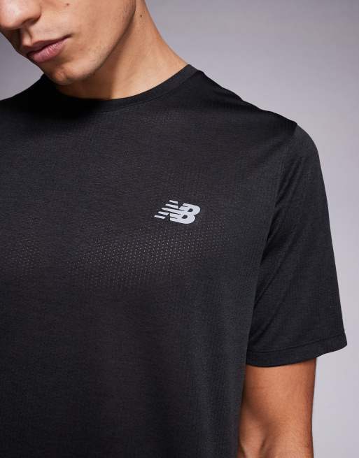 New Balance - Athletics - T-shirt in zwart, 5 van 5