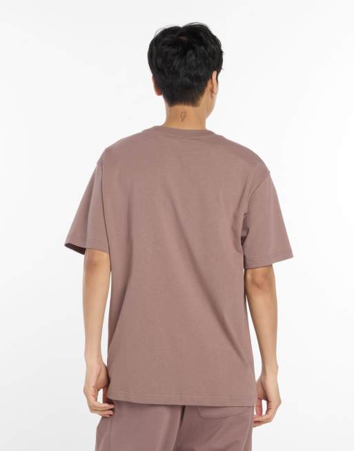 New Balance - Athletics - T-shirt marrone sfumato con logo, 2 di 4