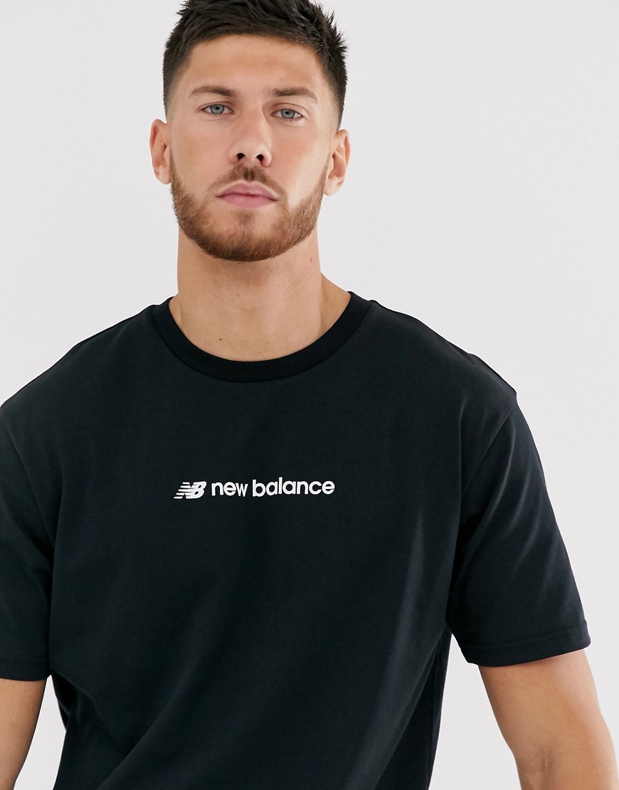 New Balance Athletics - T-shirt nera-Nero