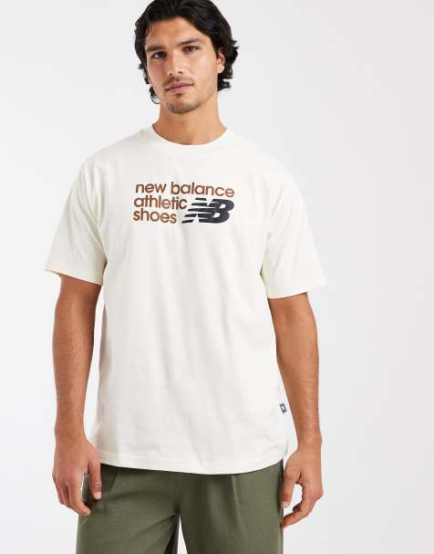New Balance - Athletics - T-shirt premium beige con logo - view 1
