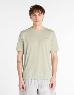 New Balance - Athletics - T-shirt - Vert kaki