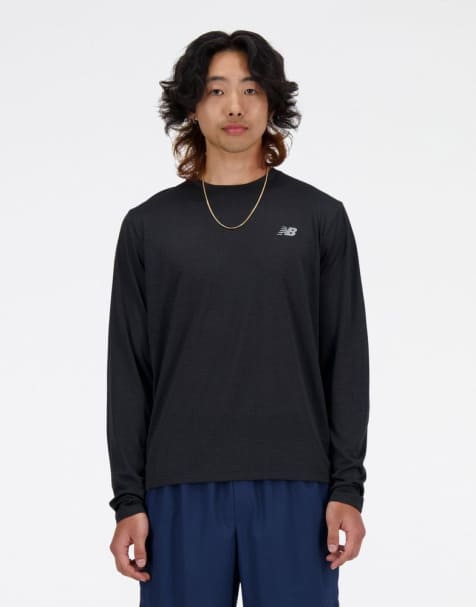 New Balance - Athletics - Top a maniche lunghe nero - view 1