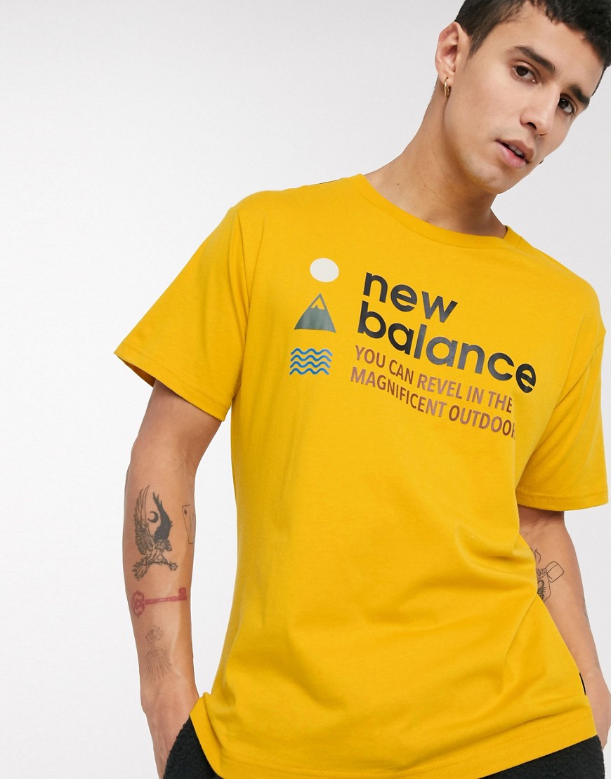 New Balance Athletics - Trail - T-shirt gialla-Giallo