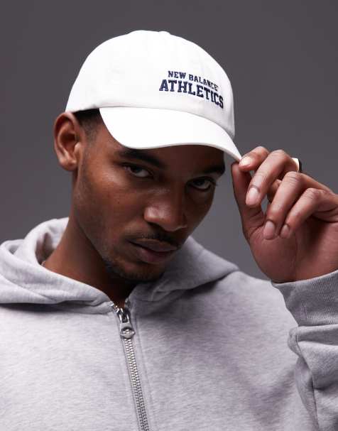 New Balance Athletics washed cap in white - view 1