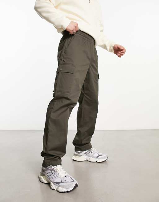 New Balance Athletics woven cargo trousers in khaki grey