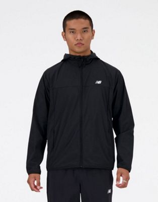 New Balance Athletics woven jacket in black