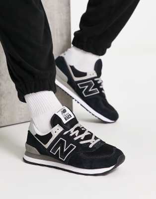 New balance 574 noir et clearance bleu