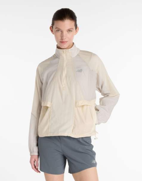 New Balance Better run water resistant jacket in linen - view 1