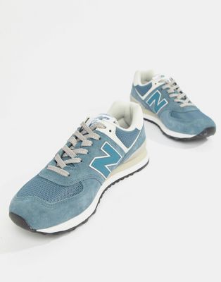 New Balance Blue Suede 574 Trainers | ASOS