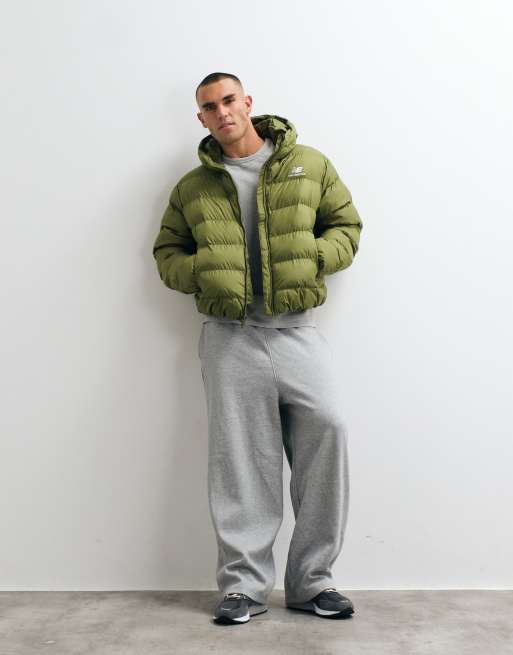 New Balance - Boston - Chaqueta acolchada verde deportivo, 2 de 5