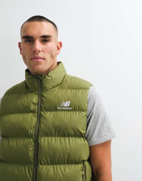 New Balance - Boston - Doudoune sans manches - Vert sport - view 1